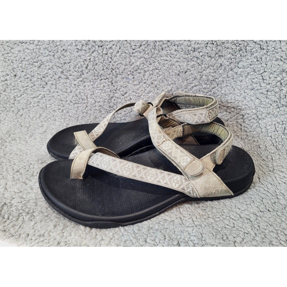 Taos Dynamo Sandals Womens 7 Strappy Gray Adjustable